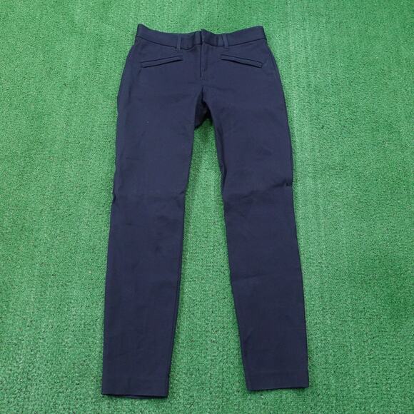GAP SKINNY ANKLE BLUE PANTS WOMENS SIZE 0R 0 REGULAR - Picture 1 of 8